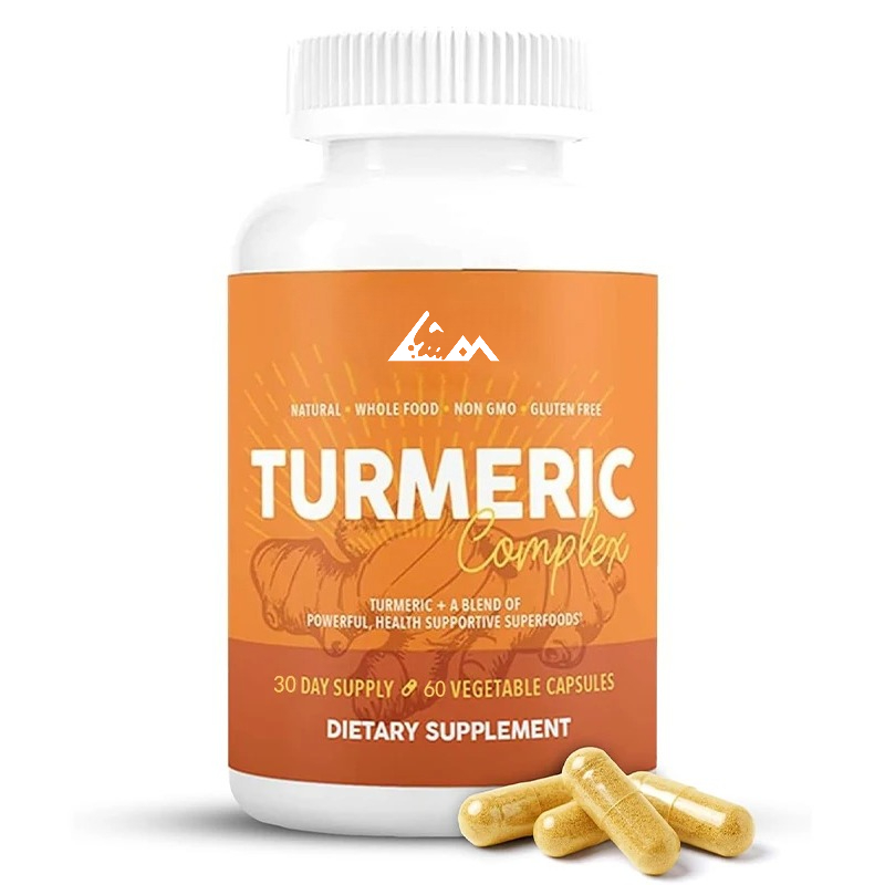 Turmeric Curcumin Capsule - Poivre noir biologique, curcuma, curcumine –